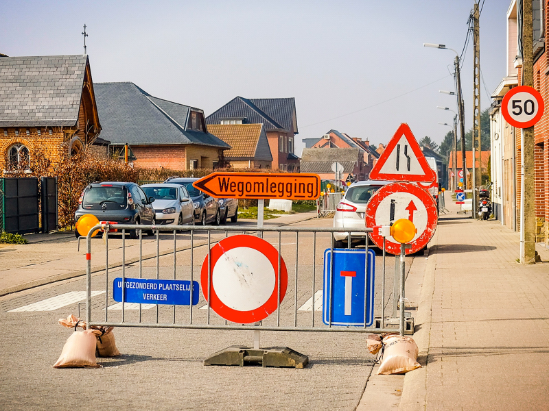 TML_175_verkeersborden_verbod_doodlopend_wegenwerken_omleiding